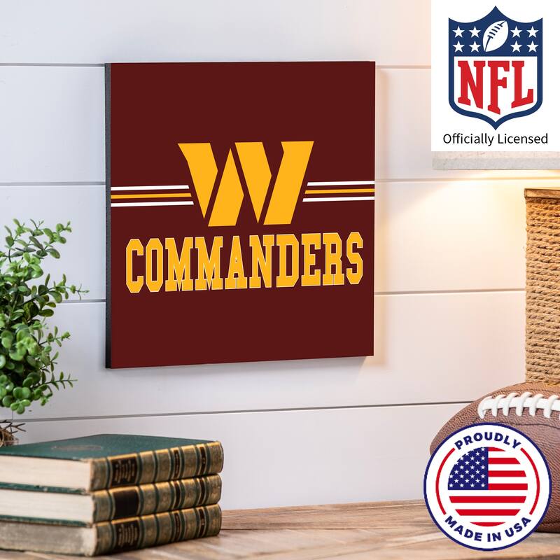 Washington Commanders Foam Core Wall Decor