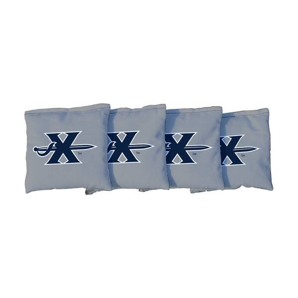 slide 2 of 3, Xavier University Musketeers Grey Cornhole Bags All-Weather Resin Filled
