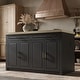 preview thumbnail 2 of 40, Kitchen Island with Storage Cabinet, White Kitchen Island Table with Drawers & Shelves Pantry