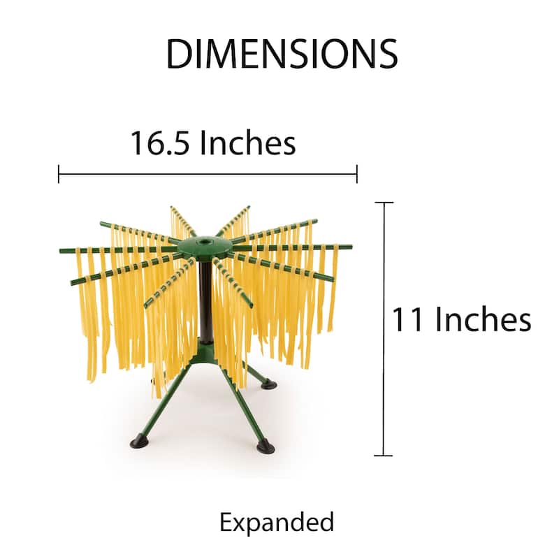 Fantes Pasta Machine and Collapsible Drying Rack Set, The Italian Market Original since 1906