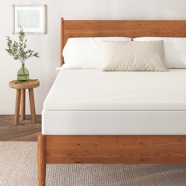 4 Inch Egg Crate Memory Foam Mattress Topper with Calming Aloe Infusion -  On Sale - Bed Bath & Beyond - 31871714