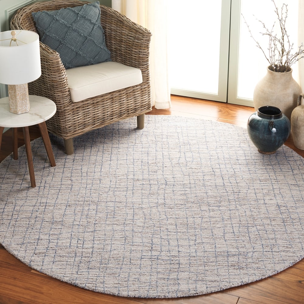 SAFAVIEH Handmade Abstract Helgrid Modern & Contemporary Wool Rug