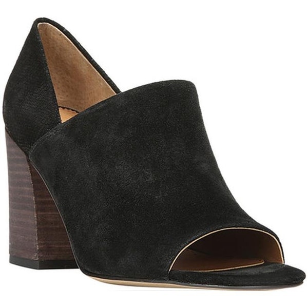 franco sarto open toe booties