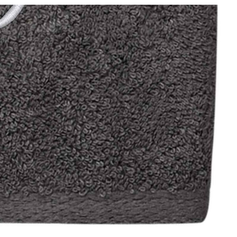 Avanti Linens Granite/Silver Script Monogram Hand Towel Letter J - Hand Towel