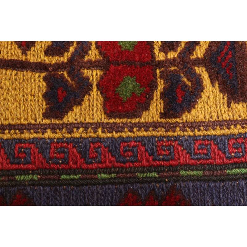 ECARPETGALLERY Hand-knotted Teimani Gold Wool Rug - 2'9 x 4'4