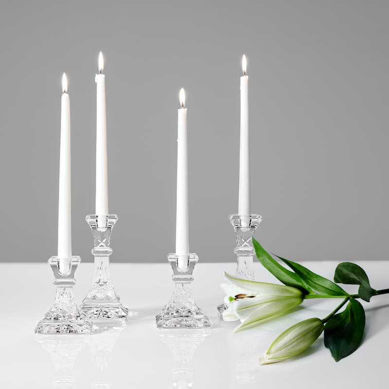 Waterford Lismore Candlestick Square 6in, Set of 2