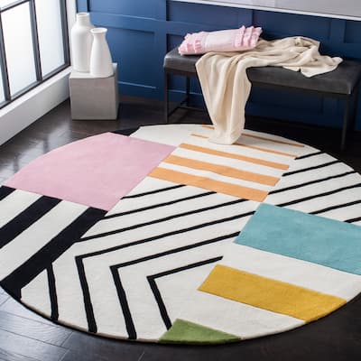 SAFAVIEH Handmade Fifth Avenue Tarsita Mid-Century Modern Wool Rug