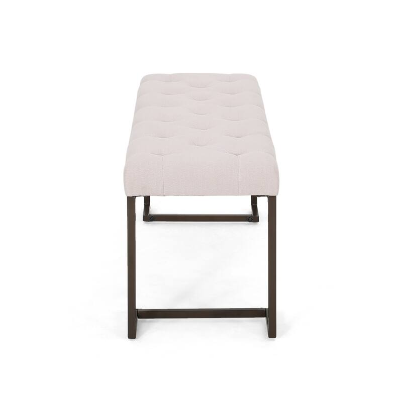 Galileo Modern Fabric Bench by Christopher Knight Home