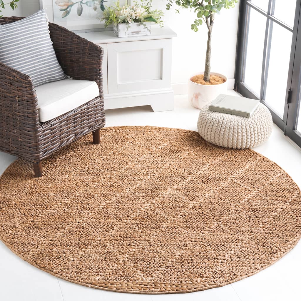SAFAVIEH Hand-Woven Natural Fiber Loria Casual Jute Rug