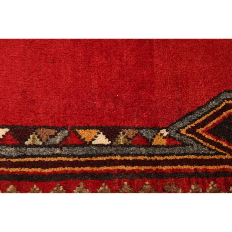 ECARPETGALLERY Hand-knotted Anadol Red Wool Rug - 3'7 x 5'1