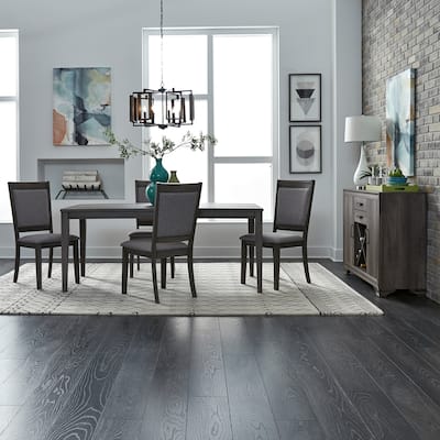Copper Grove Tanners Creek Greystone Opt 5 Piece Rectangular Table Set