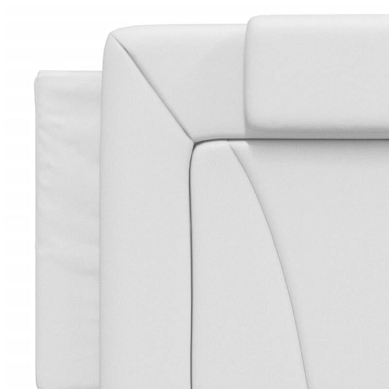 vidaXL Bed Frame with LED Lights Mattress Foundation Furniture Faux Leather