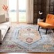 preview thumbnail 4 of 12, SAFAVIEH Bristol Dema Vintage Boho Oriental Polyester Rug 10' x 14' - Blue/Camel
