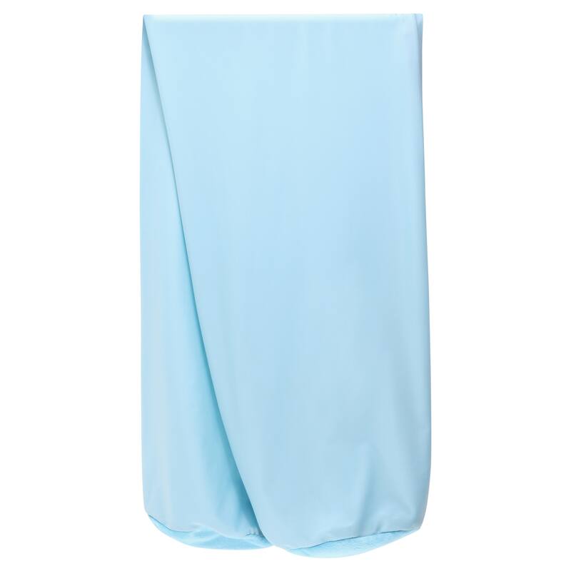 Cover Only - Body Pillowcase - Spandex/Nylon Blend for Silky Touch - Sweet Baby Blue - Pillowcase Only