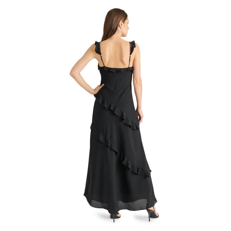 Steve Madden Varsailles Ruffle Maxi Dress