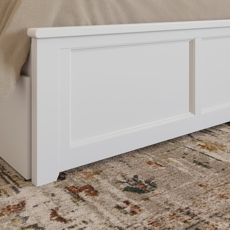 AFI Madison Platform Bed with Matching Footboard & Trundle