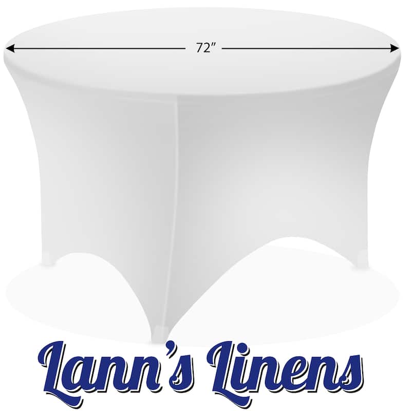 Round Spandex Tablecloth Stretch Fitted Table Cover