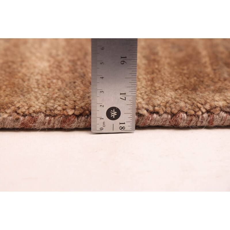 ECARPETGALLERY Hand-knotted Peshawar Ziegler Brown Wool Rug - 4'11 x 6'10