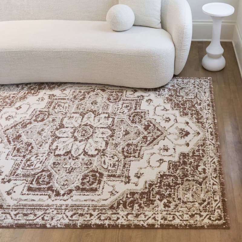 Zolina Persian Medallion Area Rug