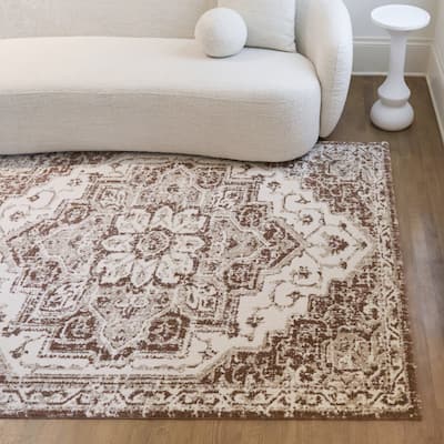 Zolina Persian Medallion Area Rug