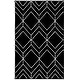 preview thumbnail 56 of 154, SAFAVIEH Adirondack Benilda Modern Geometric Rug 2'6" x 4' - Black/Ivory