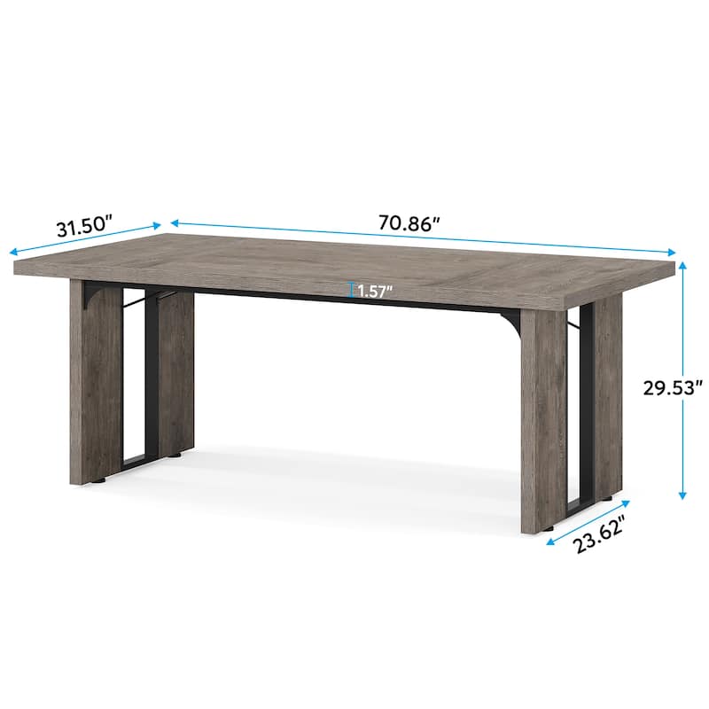 70.9 Inches Large Executive Desk for Home Office