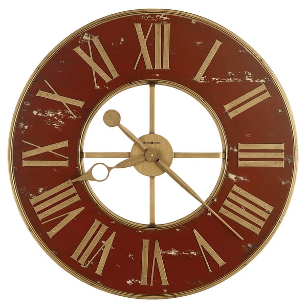 slide 2 of 2, Howard Miller Boris Old World, Vintage, Antique, and Transitional Style Gallery Wall Clock, Reloj De Pared