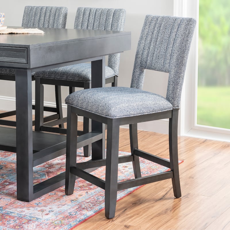 Wilson Grey Wooden 7-Piece Counter Height Dining Set