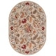 preview thumbnail 11 of 71, SAFAVIEH Handmade Chelsea Ashlyn French Country Floral Wool Rug 4'6" x 6'6" Oval - Ivory - Oval