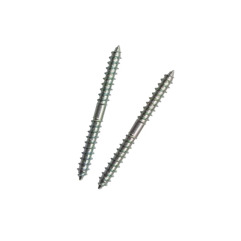 Mix & Match 1-3/8 in. dia. Wood Single Curtain Rod - 2.2 in. Connector Screw - Connector Screws