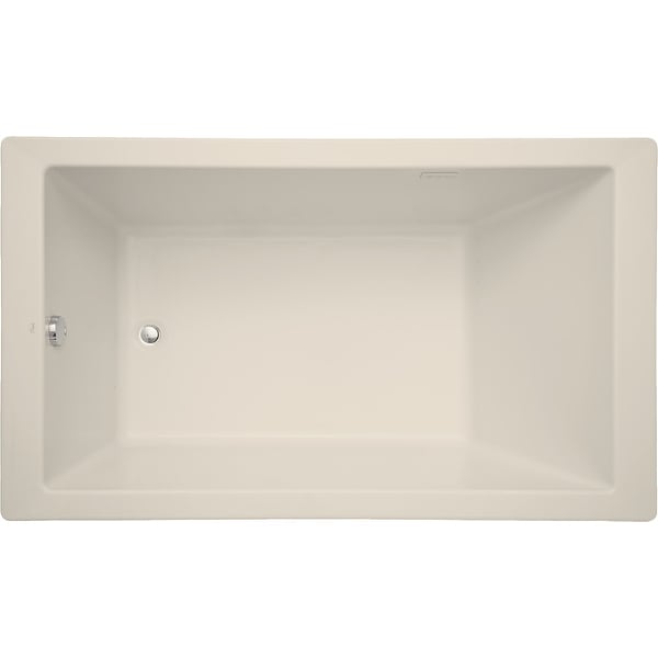 Mirabelle MIRSKA6036 Sitka 60" X 36" Acrylic Air Bathtub for Drop In or Undermount Installations with Reversible Blower and