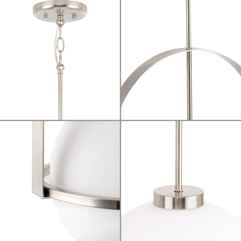 Progress Lighting P500359 Delayne 16" Wide Pendant with Frosted Glass