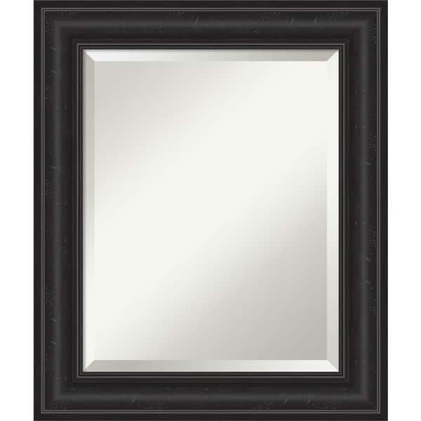 slide 2 of 33, Beveled Bathroom Wall Mirror - Shipwreck Black Frame