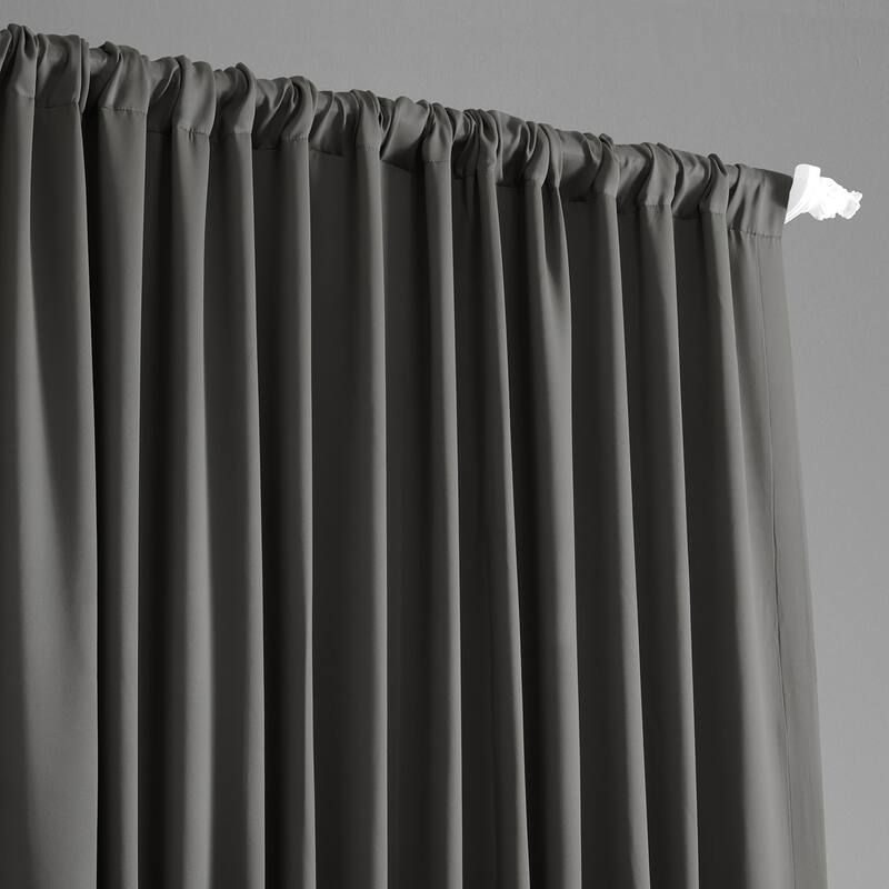Exclusive Fabrics Extra Wide Room Darkening Curtain (1 Panel)