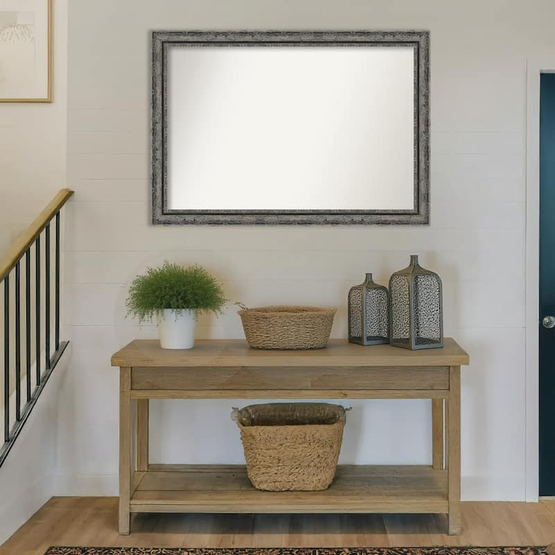 Filigree Non-Beveled Framed Wall Mirror