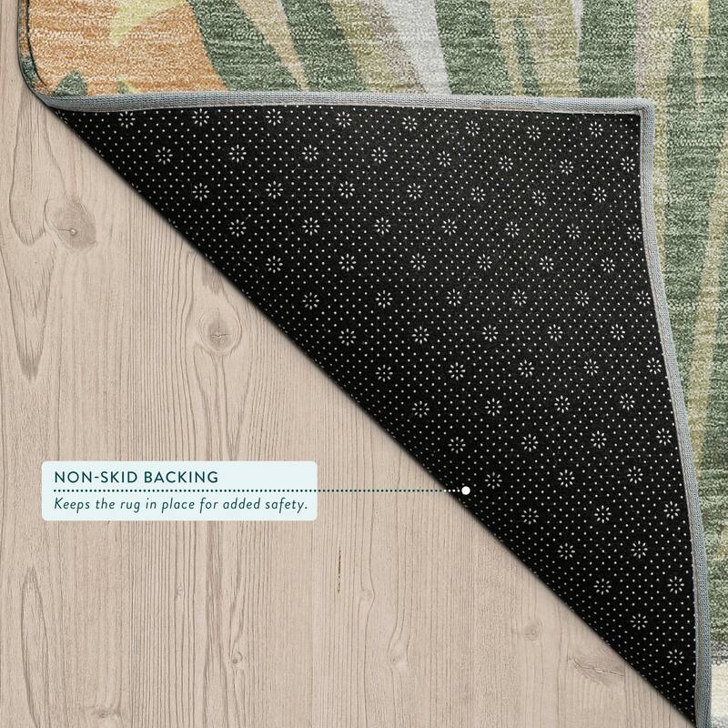 Machine Washable Indoor/ Outdoor Southwestern Mesa Chantille Rug