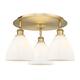 Option Brushed Brass / Matte White