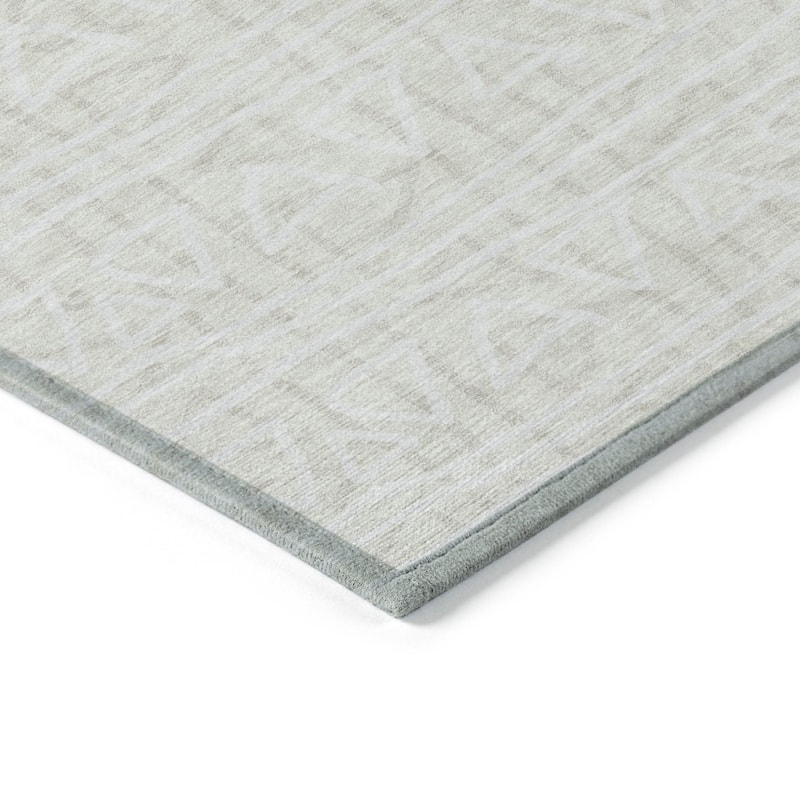 HomeRoots Geometric Transitional Rectangle Outdoor Rug