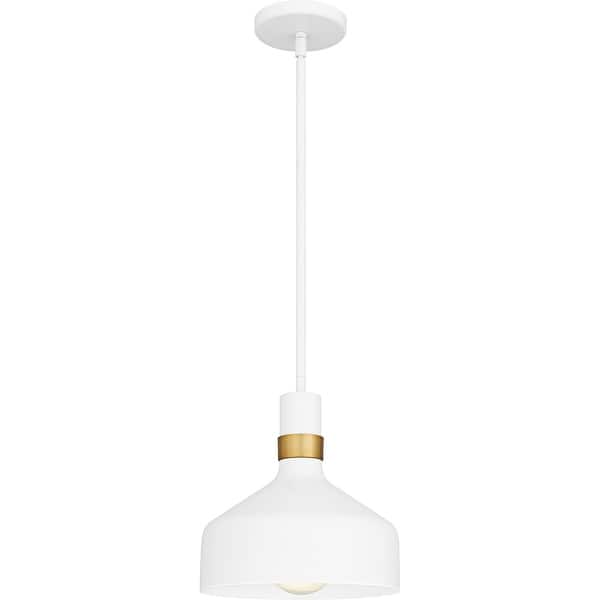 slide 2 of 8, Arbor 1-Light Matte White Mini Pendant