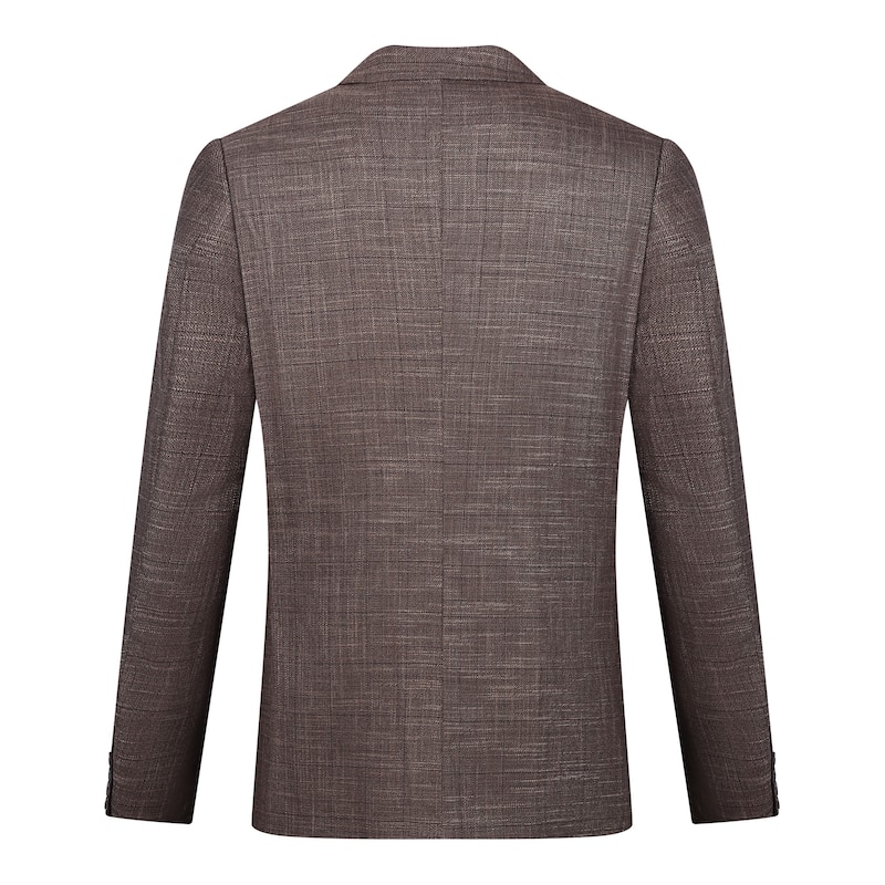 Tahari Slim Fit Grid Plaid Blazer