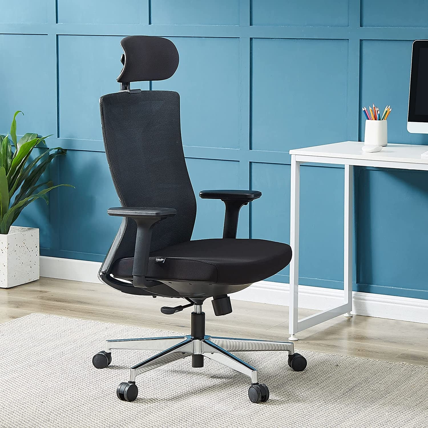 Bluebell Ergonomic Office Chairs with Lumbar, Soft Seat Cushion and 3D Armrests - 18.9 x 19.8 x 51.9 inches
