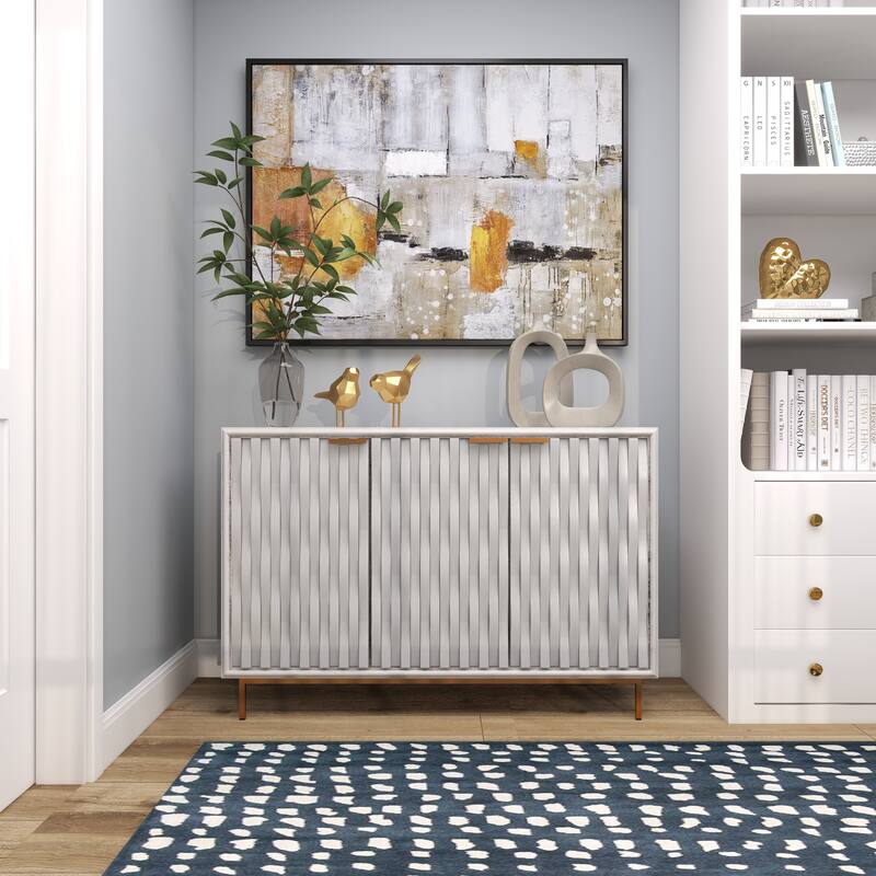 CosmoLiving by Cosmopolitan Gold or Gray Polystone Bird Decorative Sculpture with Origami Accents (Set of 2)