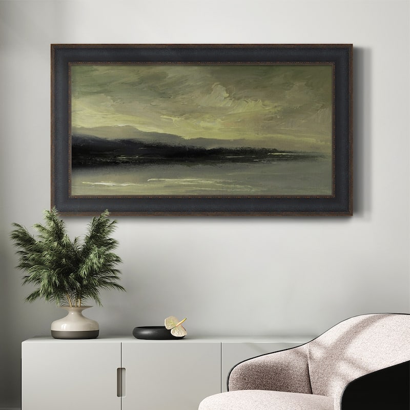 Coastal Dawn Premium Framed Canvas- Ready to Hang