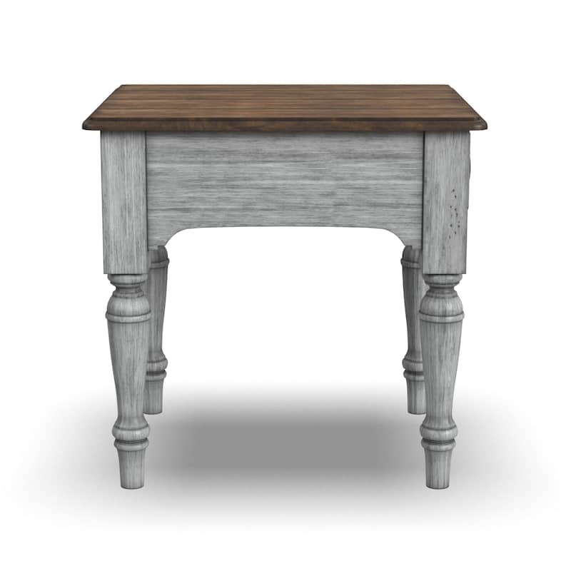 Plymouth Brown Wood End Table by Flexsteel - 23" x 25" x 27"