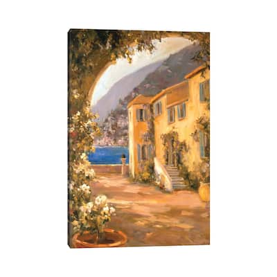 iCanvas "Italian Villa I" by Allayn Stevens Canvas Print