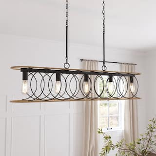 Acroma 5 - Light Kitchen Island Square / Rectangle Chandelier