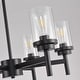 preview thumbnail 19 of 29, Modern Black Farmhouse Chandelier Dining Room Light Fixture Over Table Industrial Lighting for Living Room Foyer Kitchen