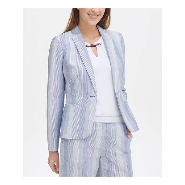 tommy hilfiger light blue blazer