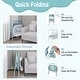 preview thumbnail 18 of 33, Babyjoy Baby Changing Table with Bathtub, Folding & Portable Diaper - See Details