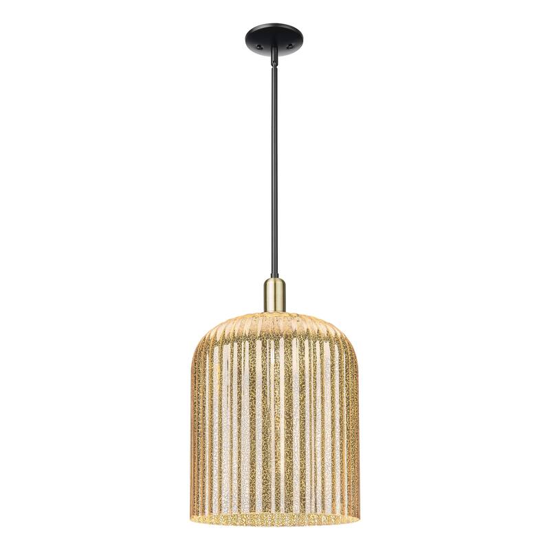 Innovations Lighting Downtown Urban - Bridal Veil - 1 Light 12" Stem Hung Mini Pendant
